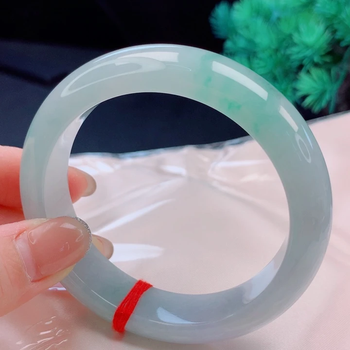 翡翠未镶嵌手镯59圈口