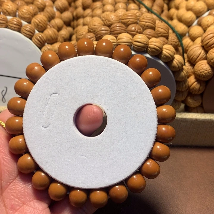 手串桃核猴头光珠