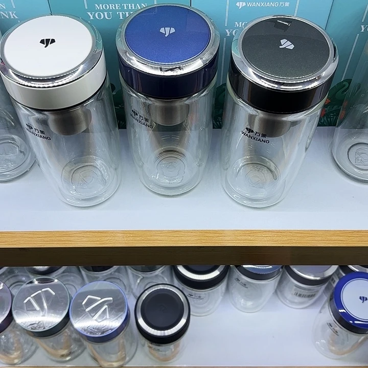 万象品牌双层玻璃杯V270-360