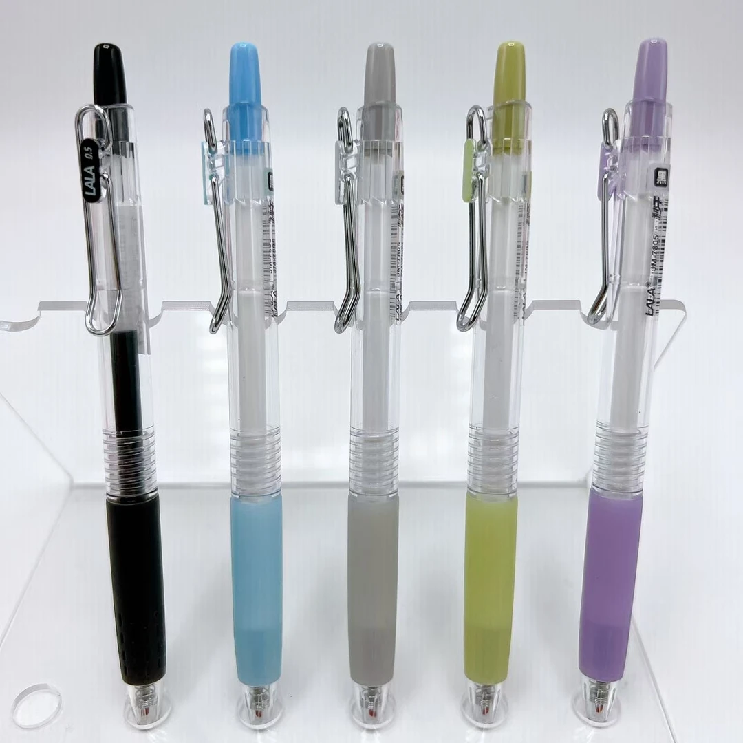 【黑墨5支】LALA 秒干青春系刷题笔-掉封蜡不售后!