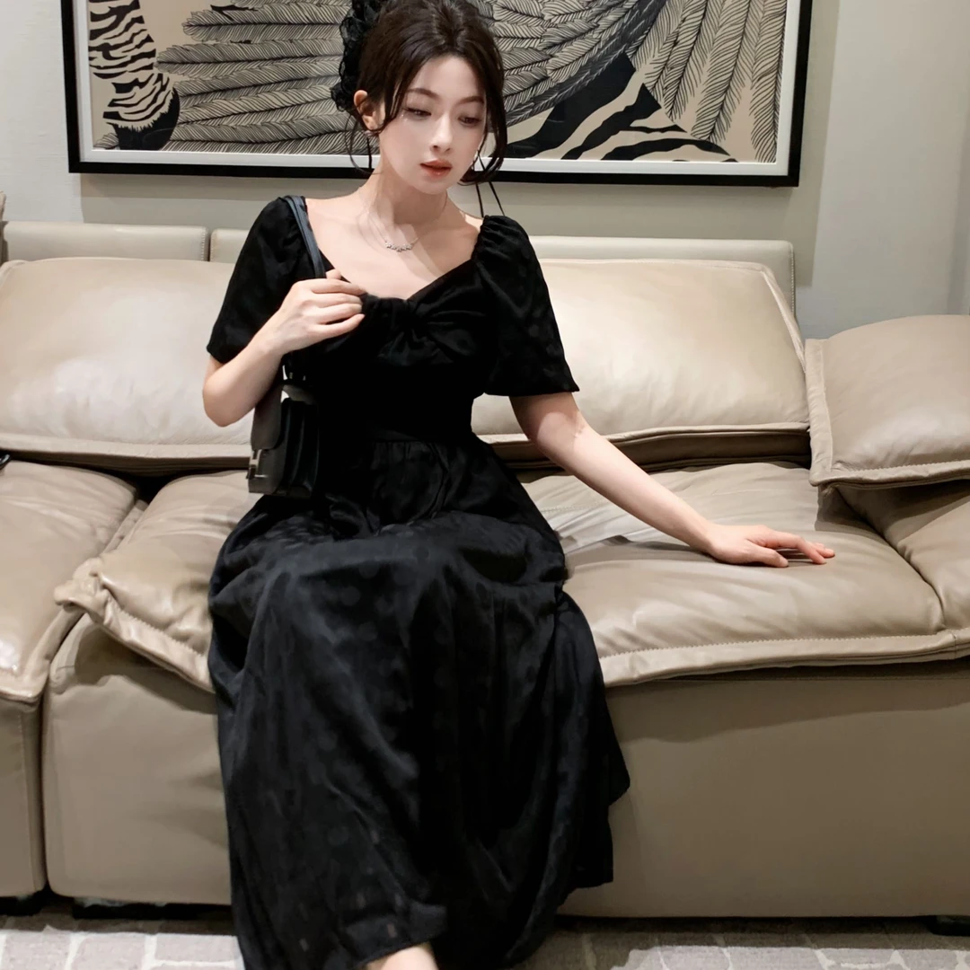 ASM ANNA◆ 5.05 在逃公主~ 气质法式泡泡袖连衣裙WS1637-1