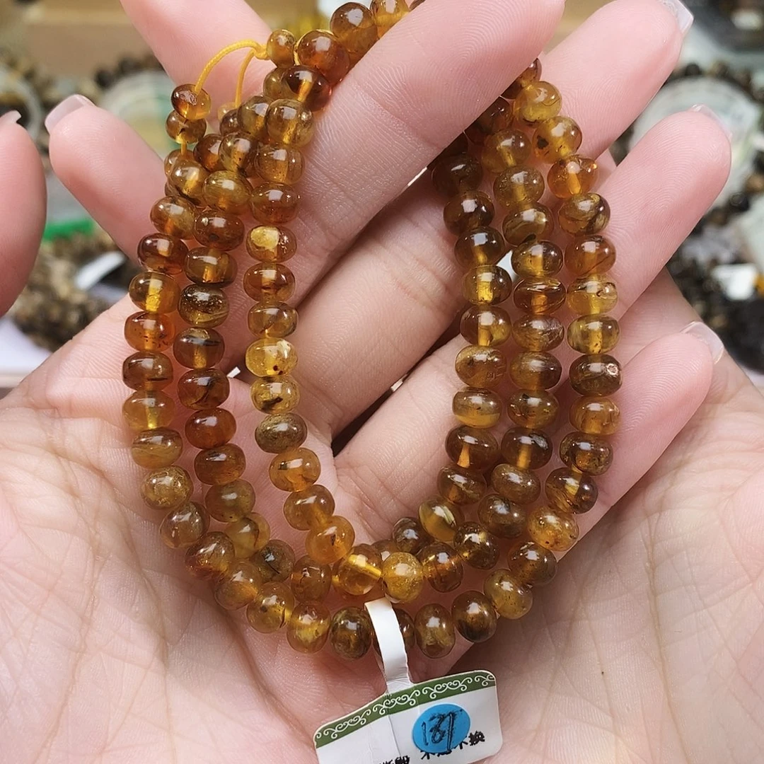 琥珀未镶嵌手链6➕