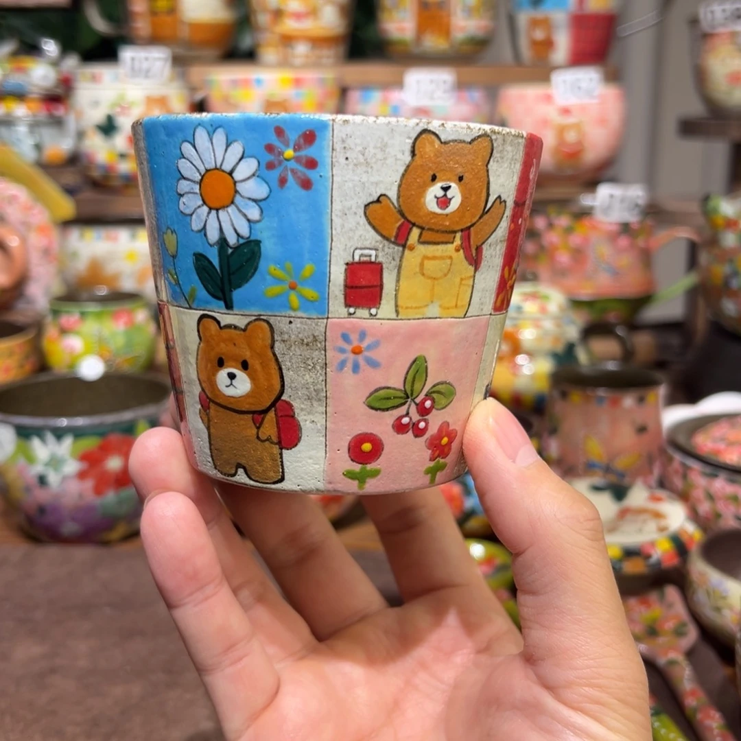 紫砂 景德镇陶瓷手绘咖啡杯