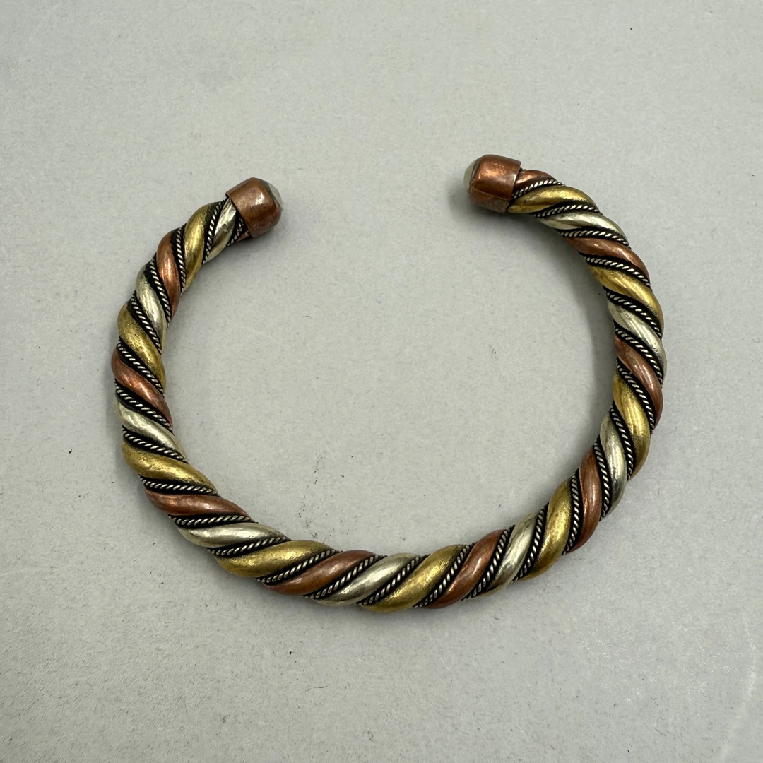 20世纪中期 三色麻花镯/HSZC/88608