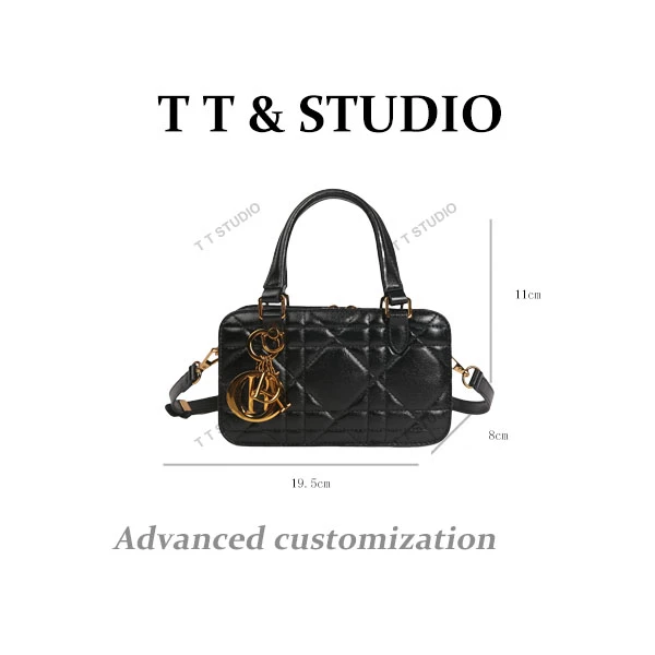 【TT Studio】SKL-7287-黑色RAIN.CUN简约腋下斜跨轻奢女包