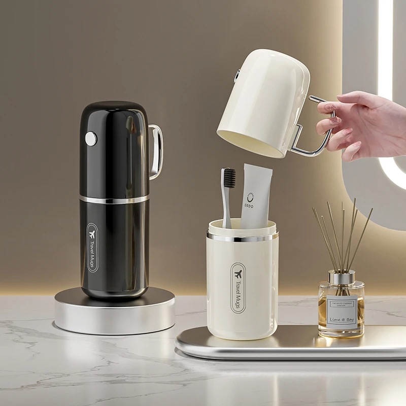 旅行洗漱杯刷牙杯学生宿舍用牙缸漱口杯子旅游三合一便携式漱口杯