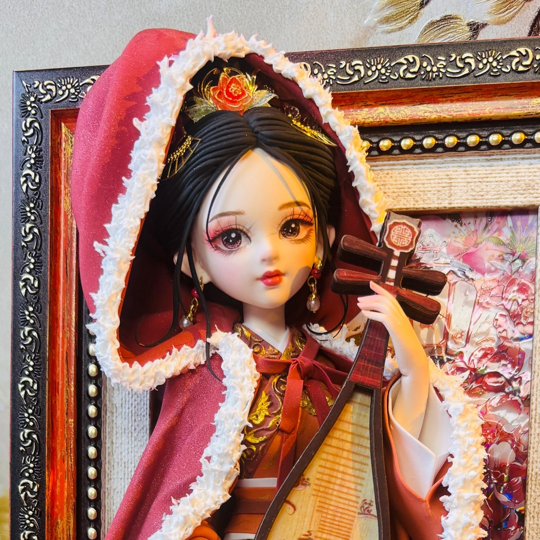 轻风阁超轻粘土大尺寸相框大脸模硅胶膜具