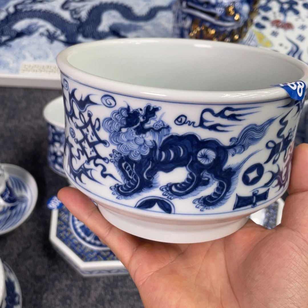 炎***拓景德镇陶瓷手工手绘