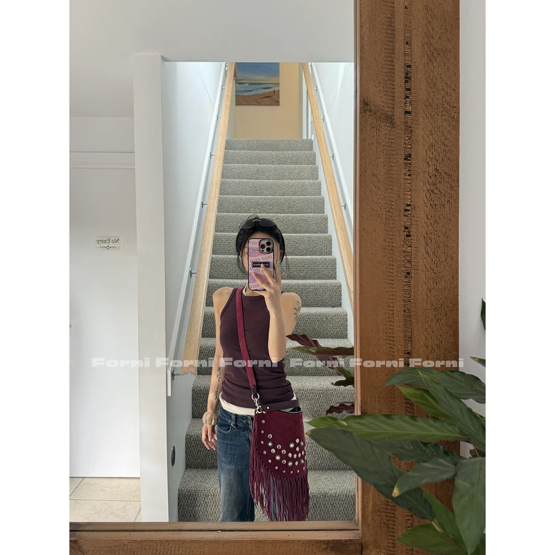 FORNI 胶囊背心 四季通穿基础款精梳棉工字背心2025