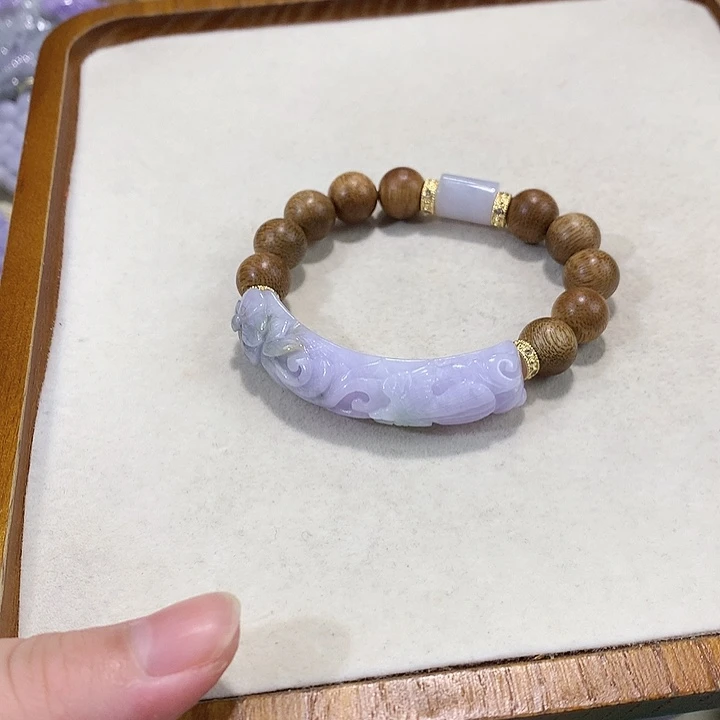 翡翠未镶嵌手链翡翠手牌