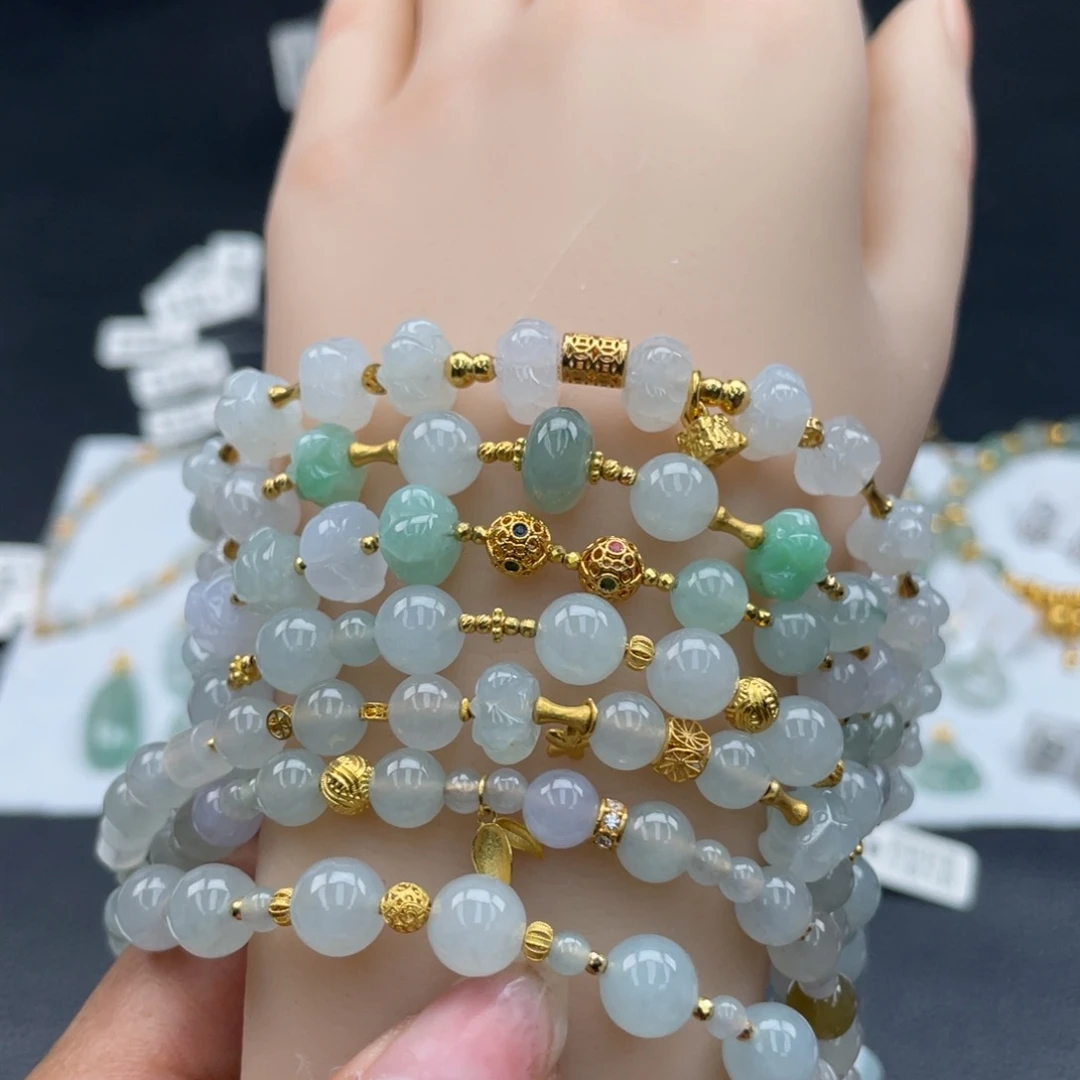 翡翠未镶嵌手链手链