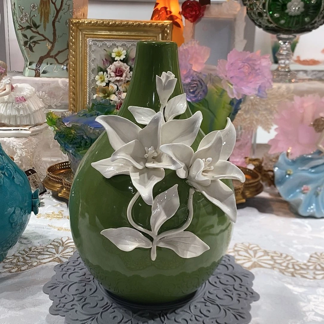 摆件福利出口高温瓷花瓶