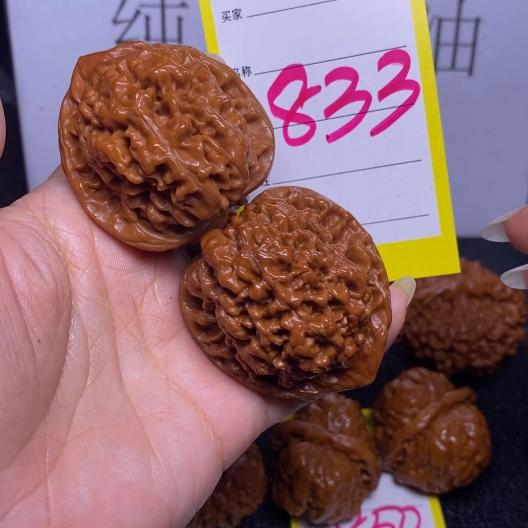 文玩核桃把件833/43官帽福利