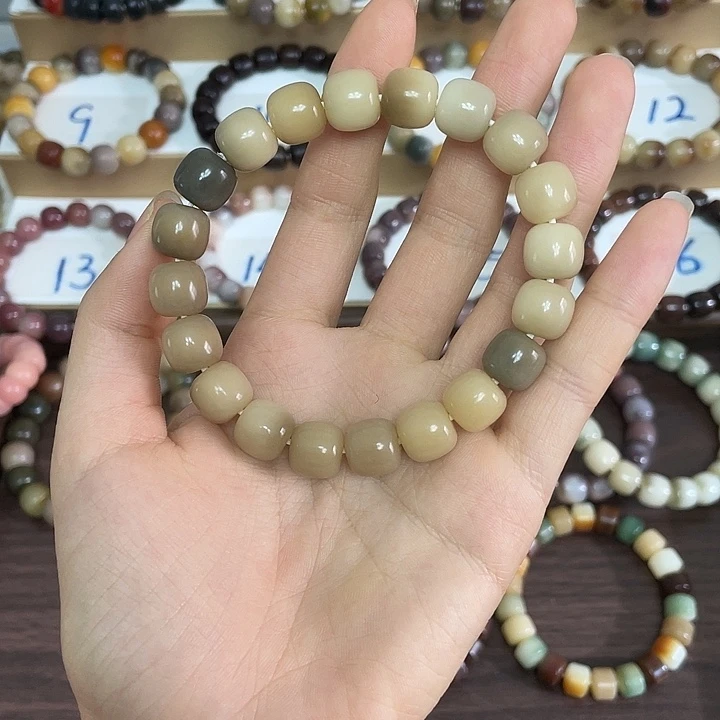 菩提根/象牙果手串卡11绒抛干磨