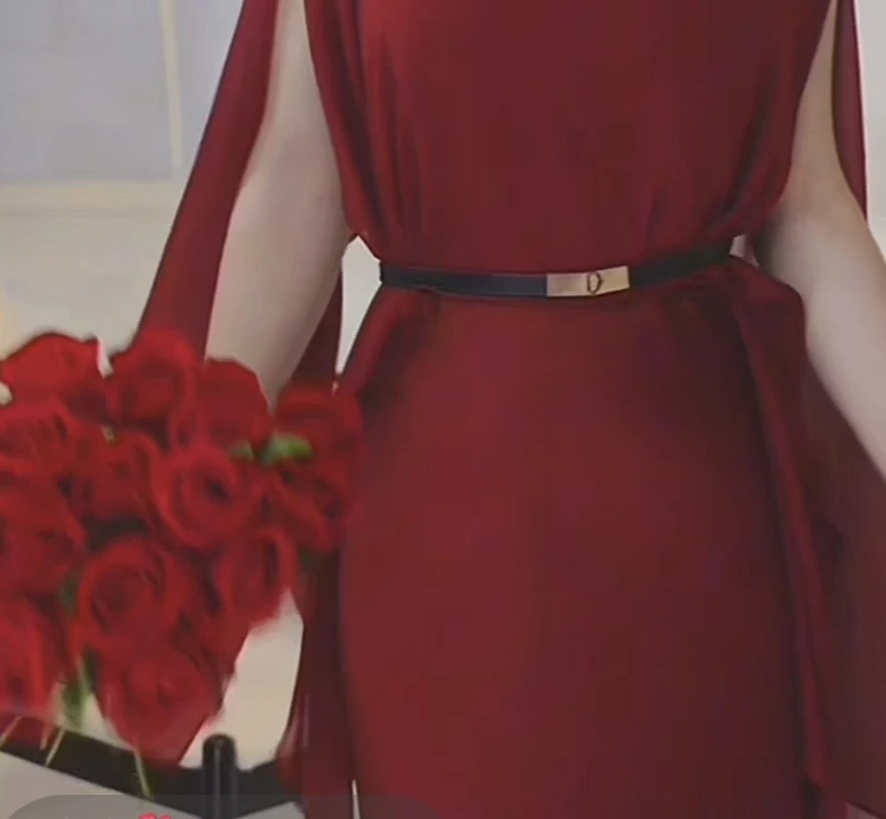 连衣裙腰带女高级感黑色腰带3