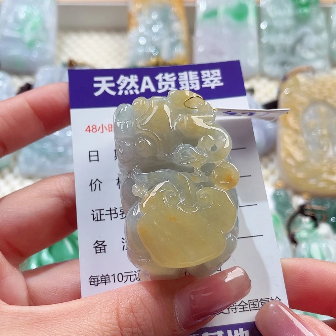 颈饰未镶嵌翡翠貔貅