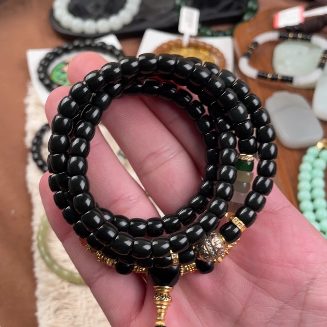 未镶嵌手串和田玉