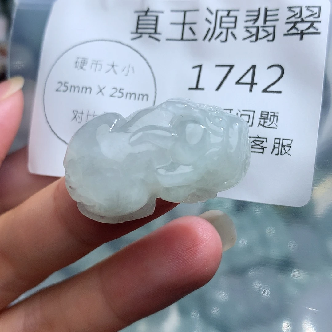 翡翠未镶嵌颈饰1742