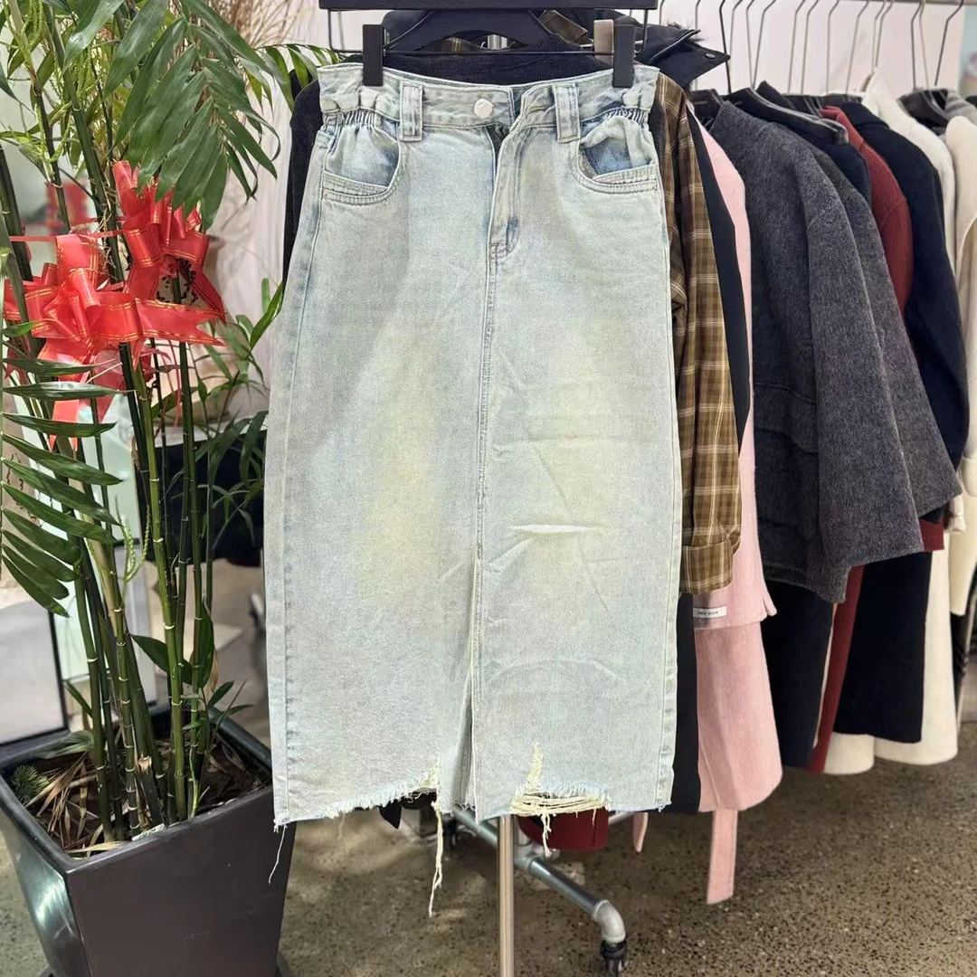 【113#门店新品】牛仔半身裙N863365266