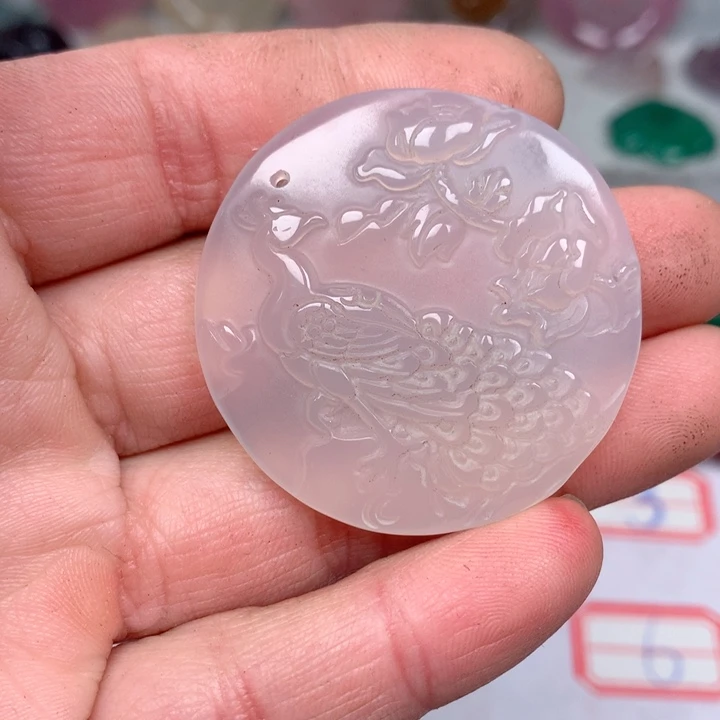 玛瑙/玉髓颈饰未镶嵌蓝**蓝