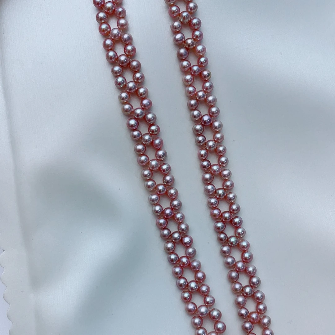 淡水珍珠未镶嵌颈饰w1