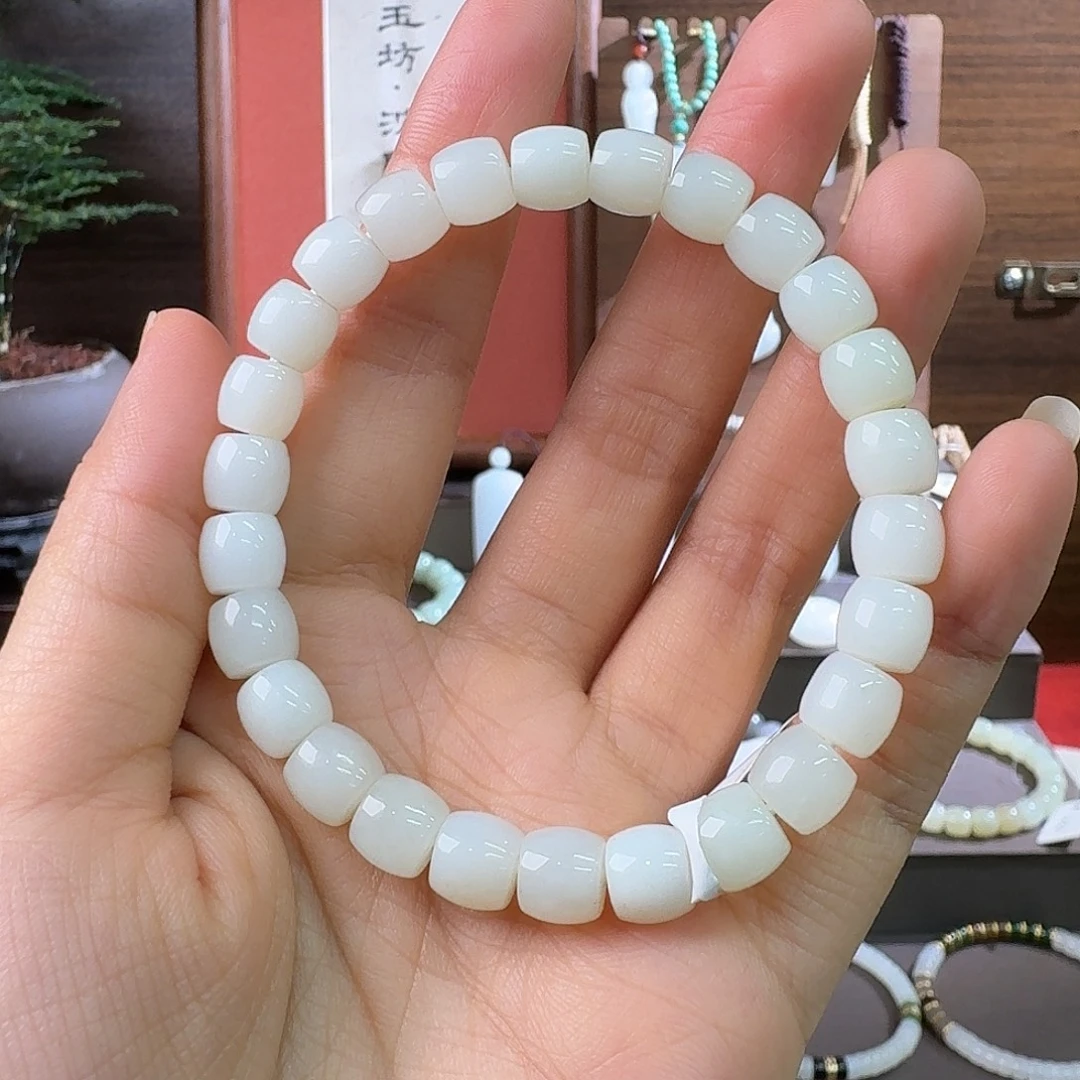 和田玉未镶嵌手链