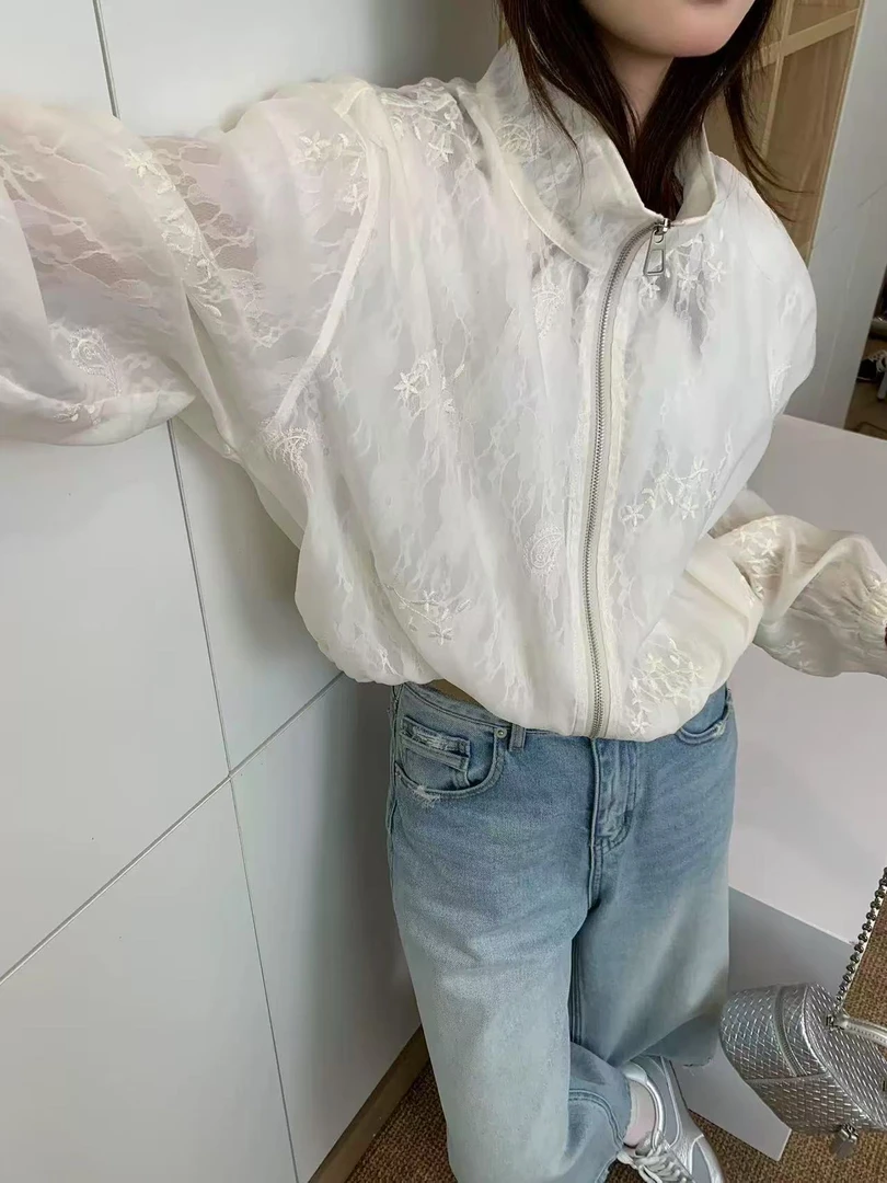 冬季新款短款拉链长袖毛针织衫秋冬上衣黑色打底运动纯色女款连帽