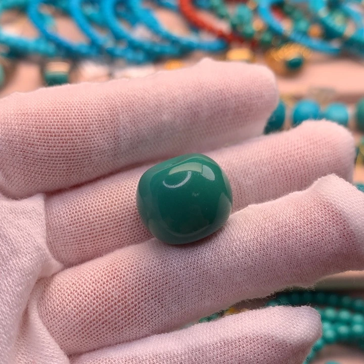 绿松石未镶嵌湖北天然原矿绿松石17.8