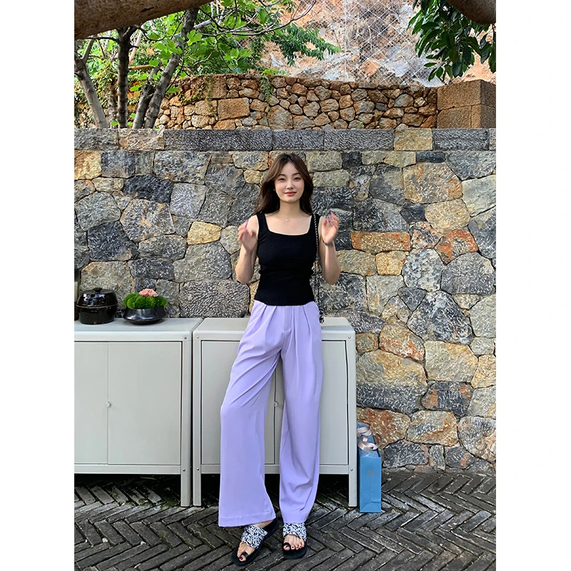 【调色盘】RARE ME基础内搭亲肤美背方领针织背心夏季显瘦内女