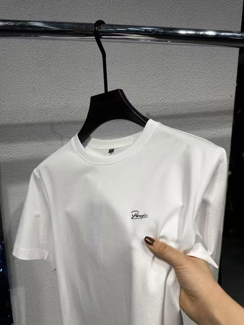 2025-夏季新品男士欧货休闲时尚简约百搭潮流短袖T恤【JD8818】