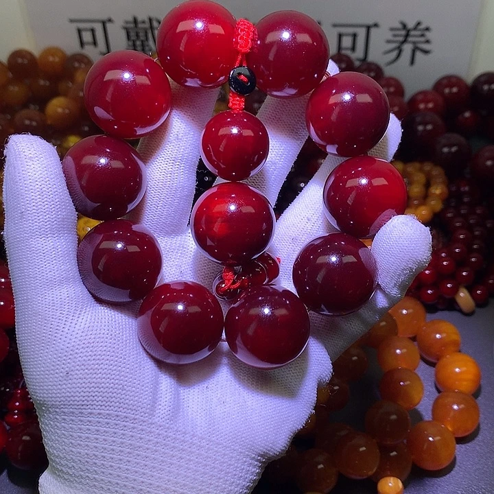 手串/手链松木2.5 帝王血龙木高冰透