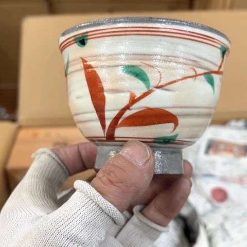 瓷器鉴定完毕杯水花盆深*