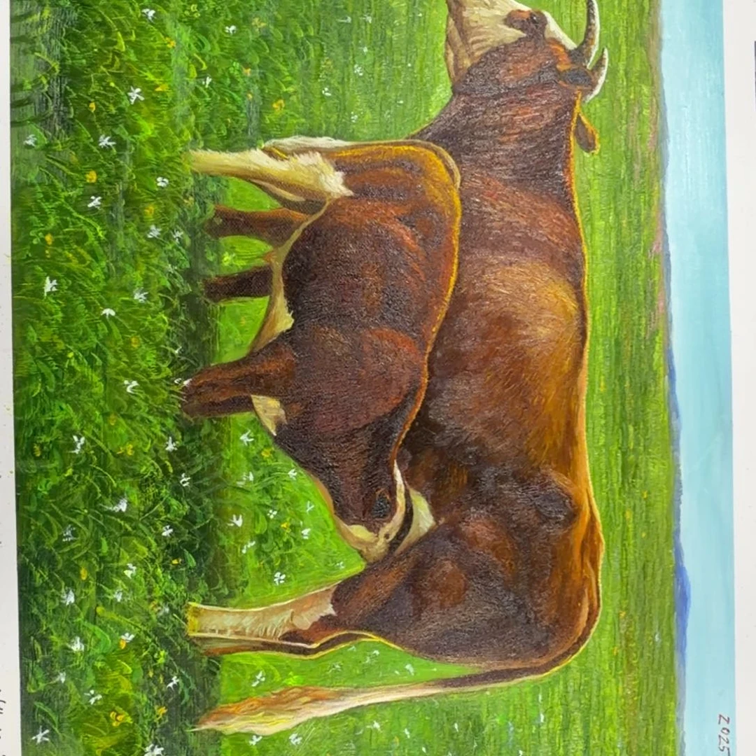 油画在干嘛了啊我的