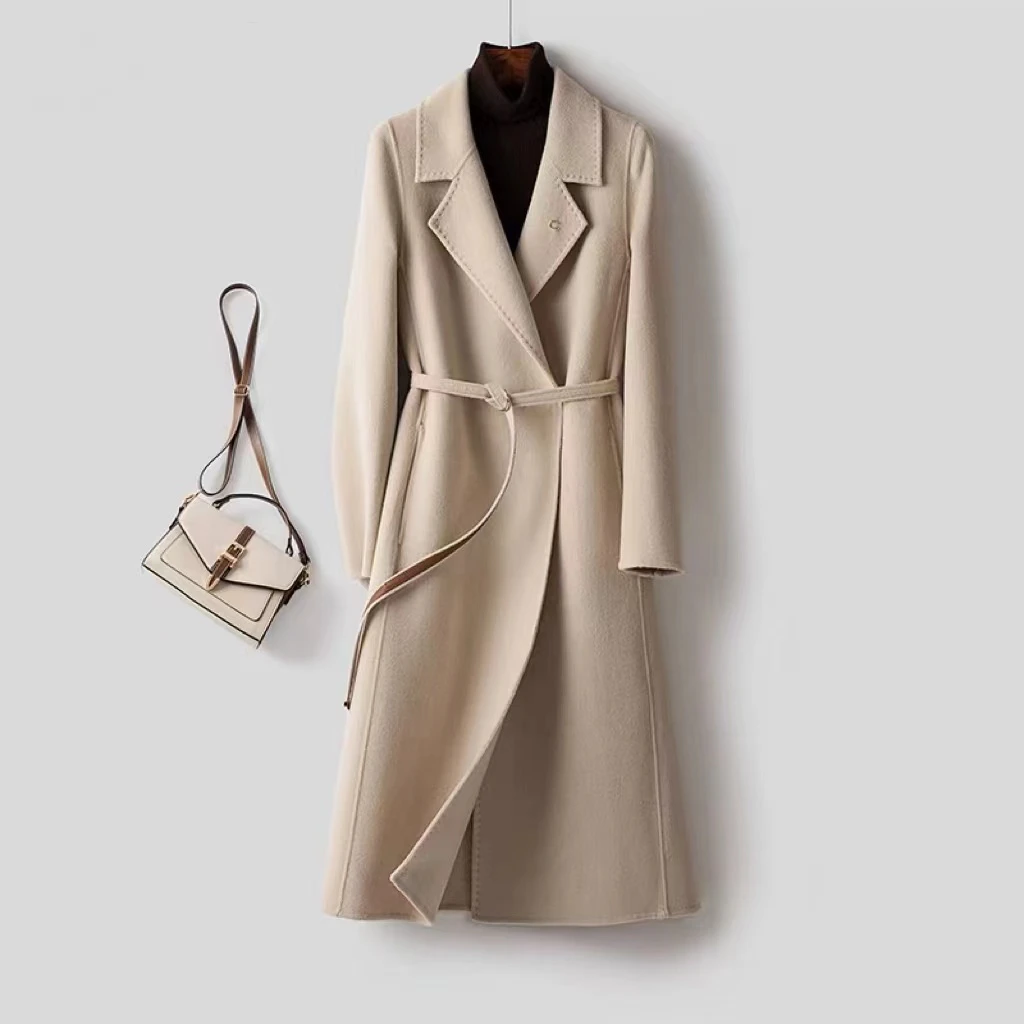 24年秋冬新款无扣羊毛大衣（DE2856）【914】