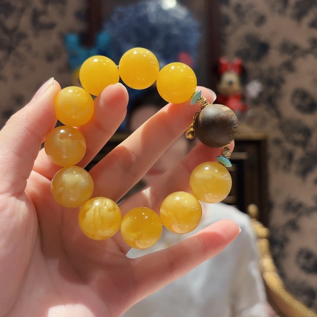 蜜蜡未镶嵌手串手串