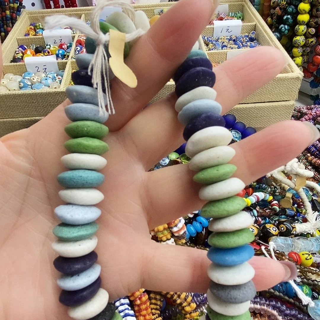 琉璃颈饰非洲甜甜圈134