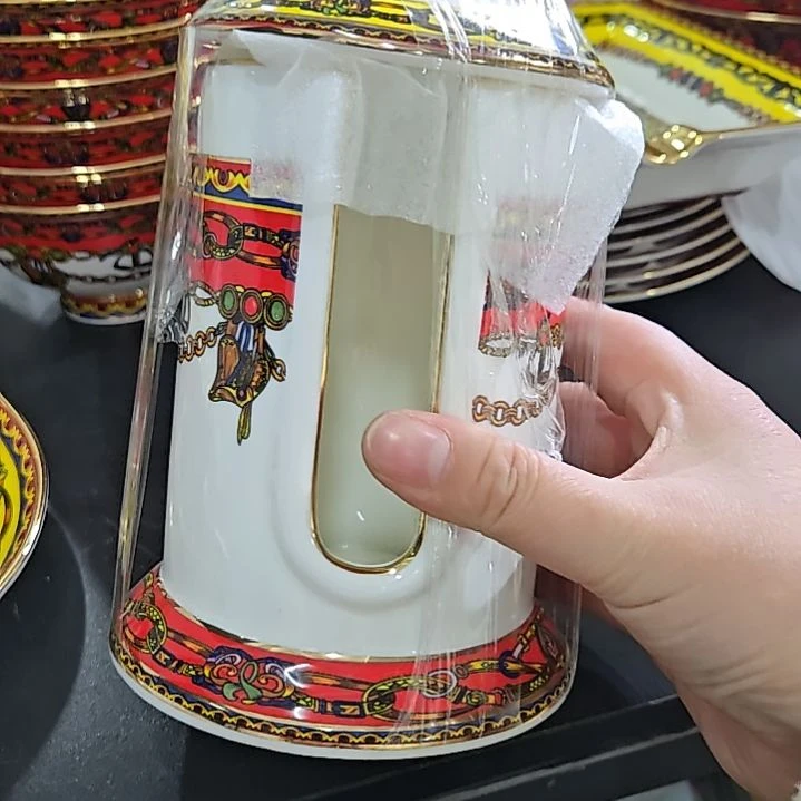 T***艳45%以上骨粉骨瓷微瑕珐琅彩勺子筒一个6666666