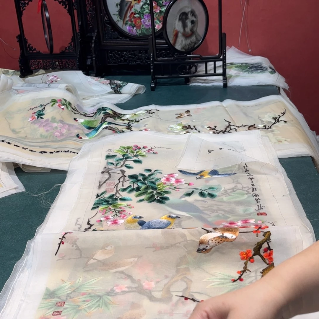 不***么织绣纯手工制作的一