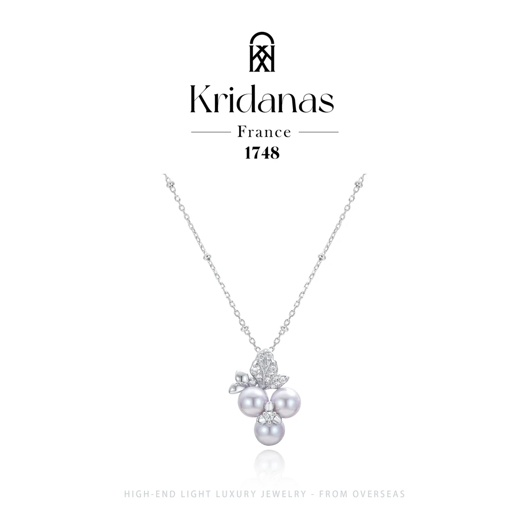 【珍叶序曲】Kridanas秋冬紫葡萄珠珠项链F0260