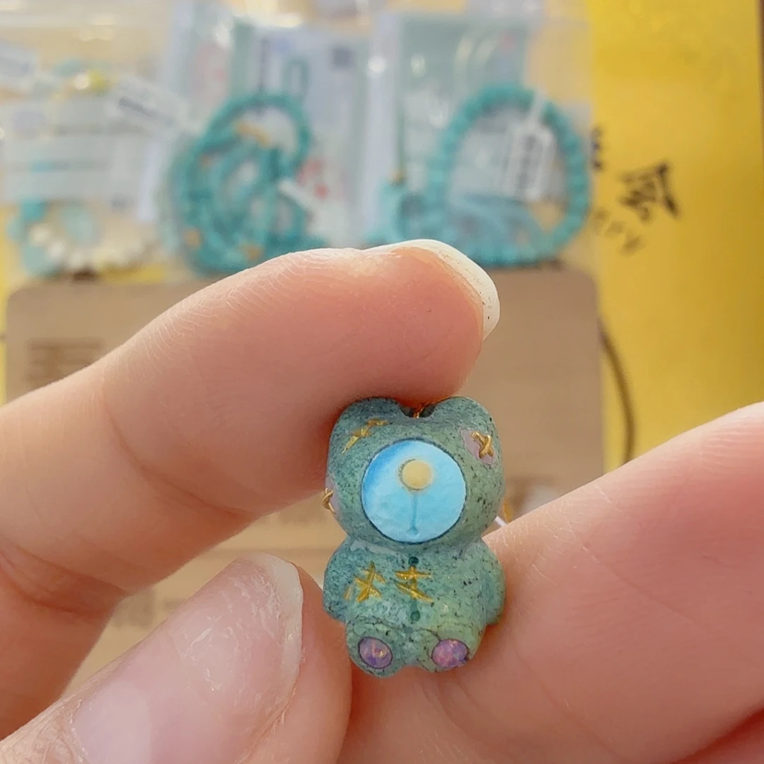 开***～绿松石未镶嵌珠宝奇石