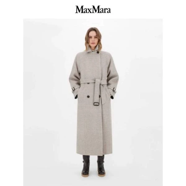 妃鱼/麦丝玛拉/丝缎、羊毛、亮片/大衣/95新/M1/22