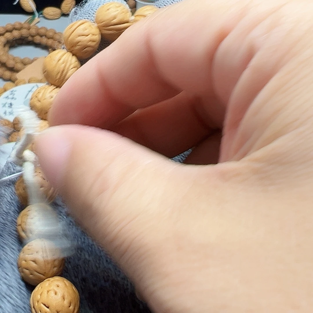 五****手串桃核正圆皮质硬