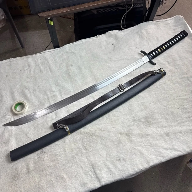 1835 龙泉昊天 包皮 开槽武士 未开刃