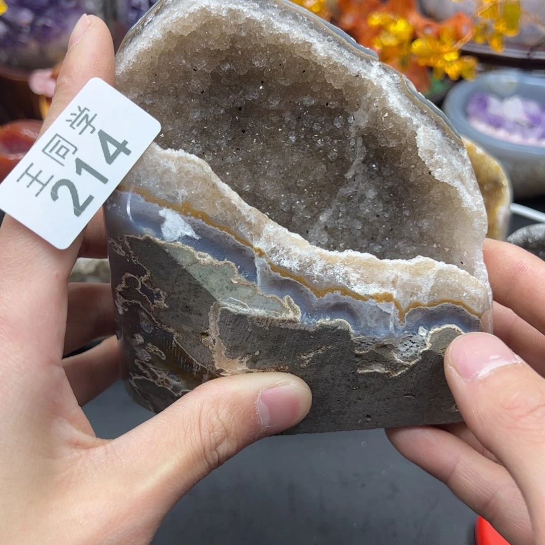 水晶水晶摆件未镶嵌男*紫214