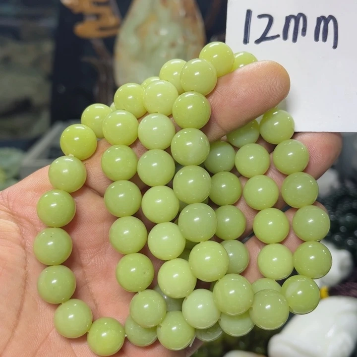 蛇纹石玉手串未镶嵌