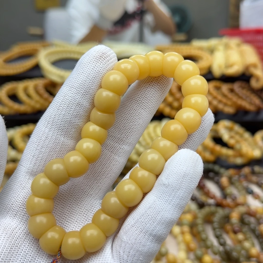 菩提根/象牙果手串13大肠10年 微瑕