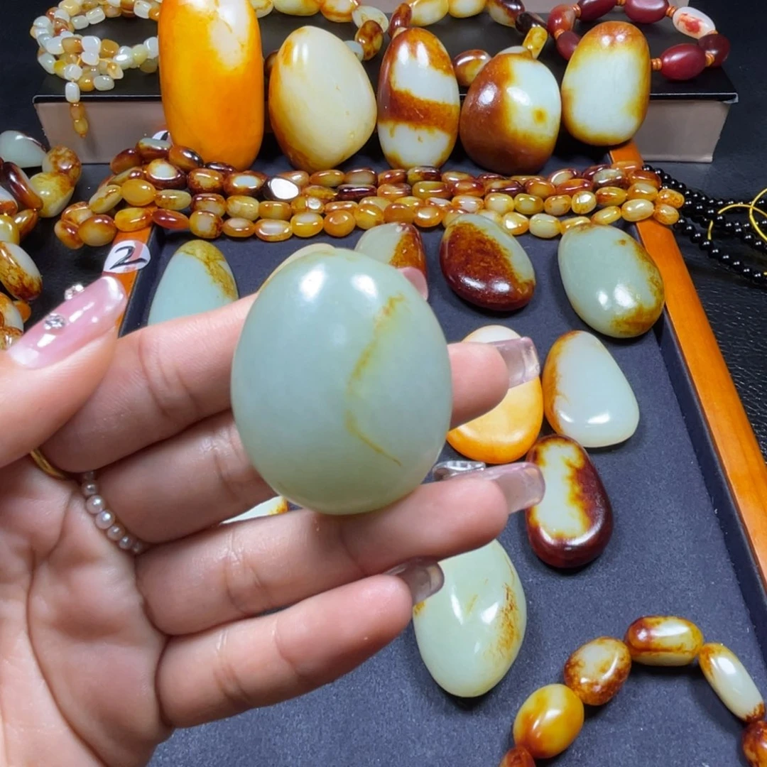 未镶嵌手链和田玉鱼****色