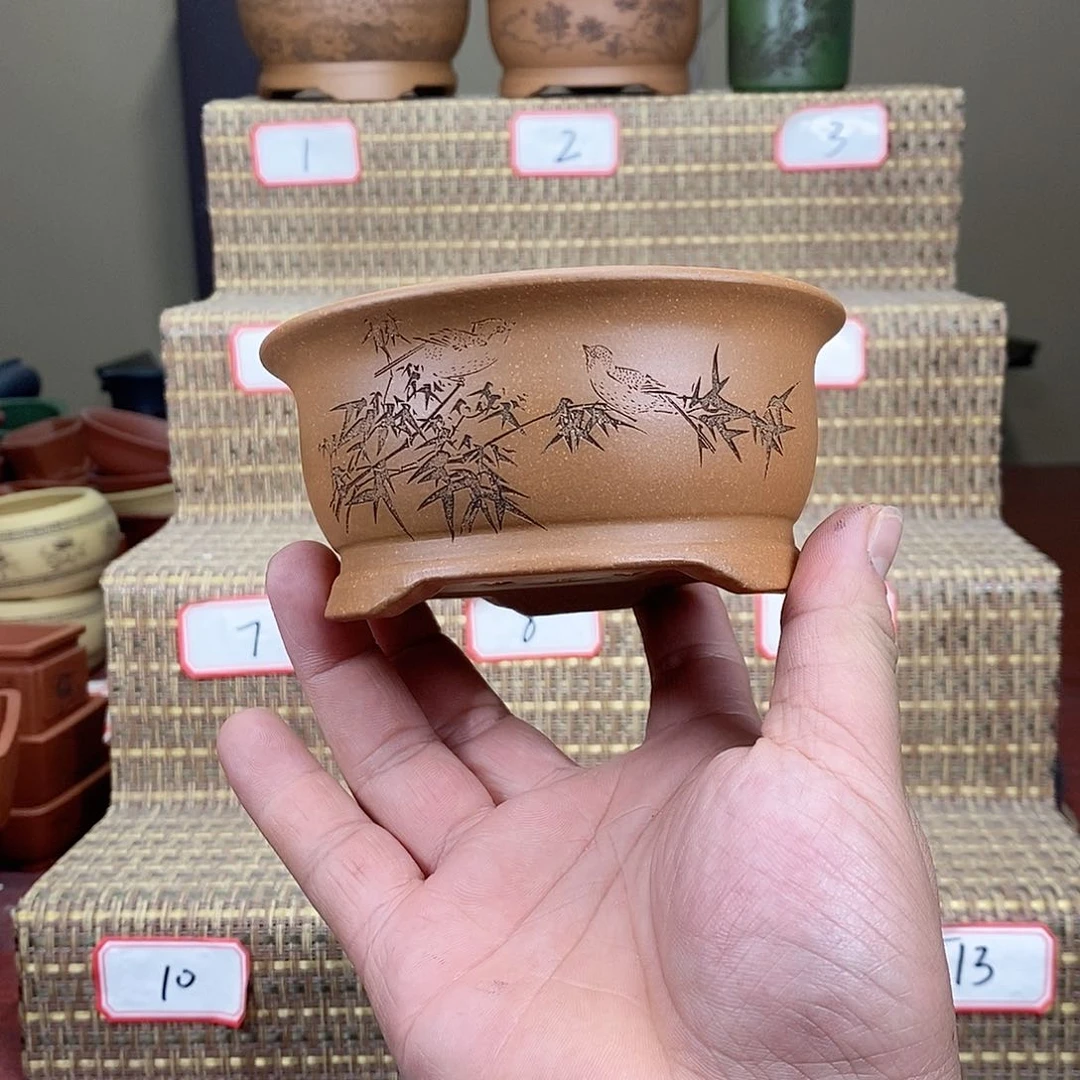 紫砂花盆这就是一