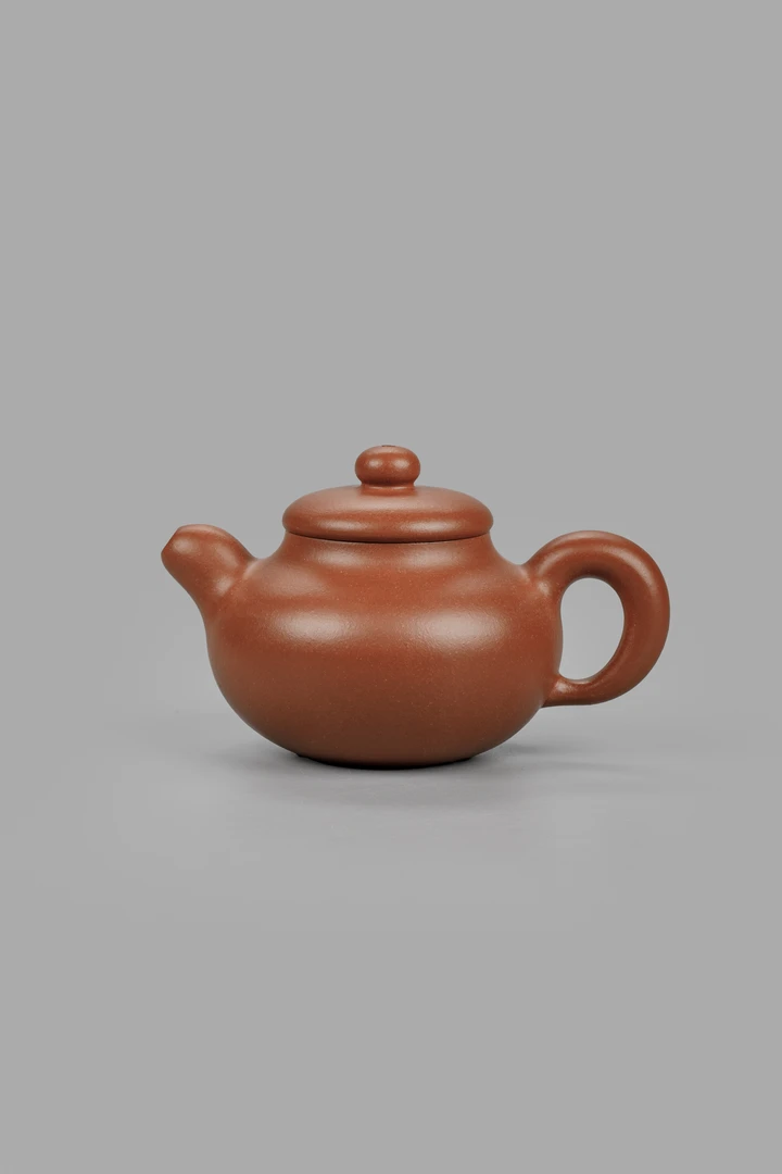 沈新《沁泉》道洪掇球 守砂制作 原矿紫砂 150毫升精品紫砂壶