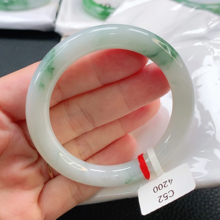 未镶嵌手镯翡翠52圆